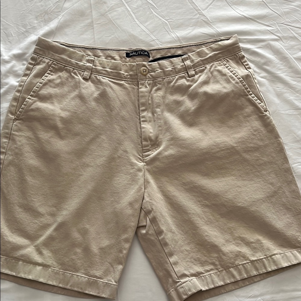 Nautica Men's Khaki Casual Shorts